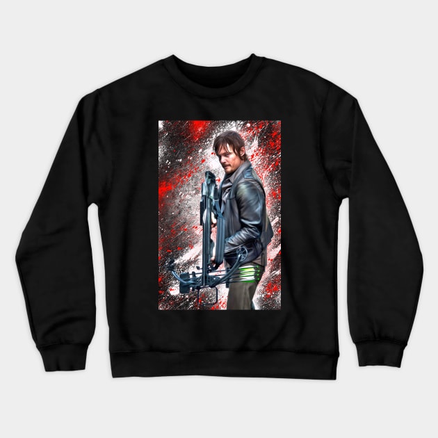 CrossBow Daryl Crewneck Sweatshirt by EvoComicsInc